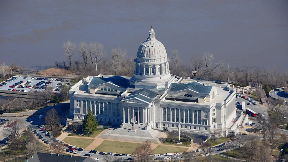 The Missouri State Capitol in Jefferson City
