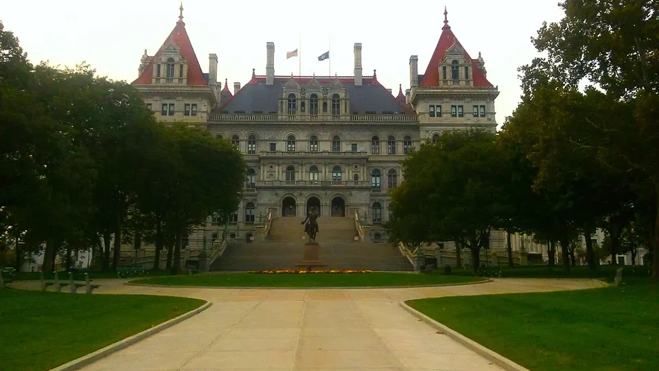 The New York State Capitol in Albany