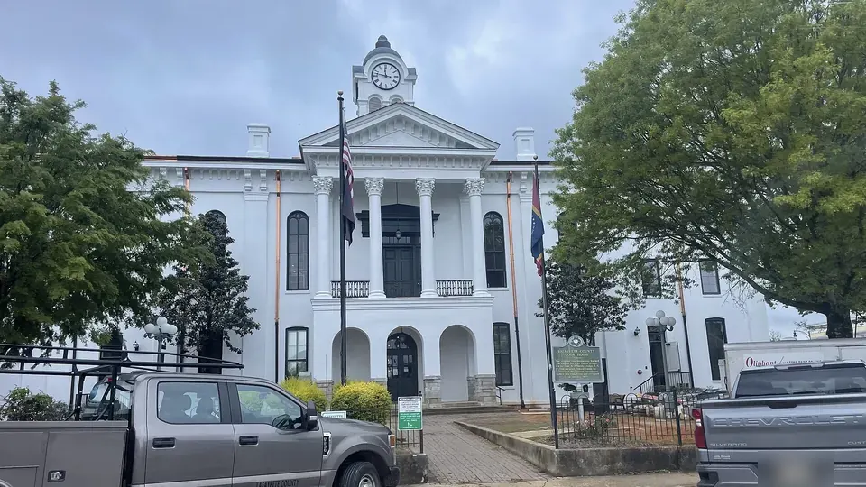 The Lafayette County Courthouse in Oxford, Mississippi