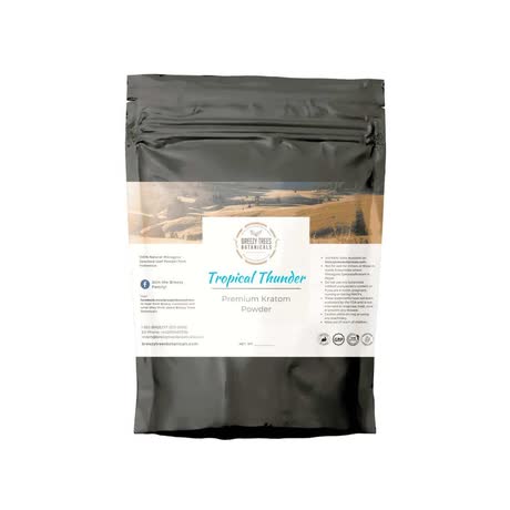 Tropical Thunder kratom powder blend pouch